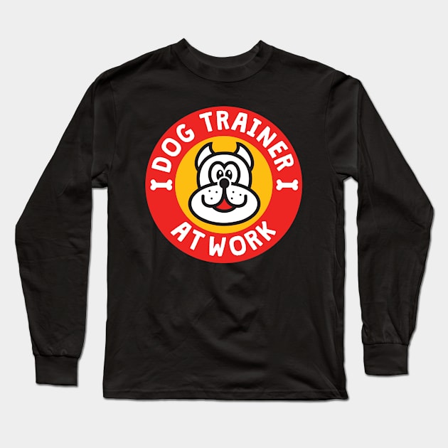 Dog Trainer At Work Long Sleeve T-Shirt by jazzworldquest